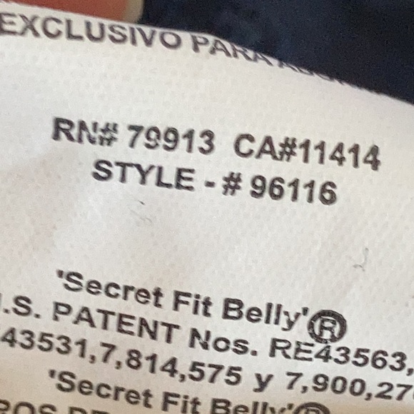 Relisted Jessica Simpson maternity jean secret fit belly size M maternity - Picture 16 of 16